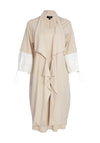 Ora Two Piece Jacket & Dress, Stone & Cream