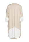Ora Two Piece Jacket & Dress, Stone & Cream