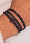 Pig & Hen Franky Double Bracelet, Black