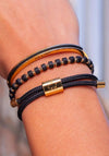 Pig & Hen Little Lewis Ladies Bracelet, Black