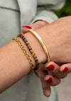 Pig & Hen Ladies Maya Lou Bangle, Ivory & Gold    