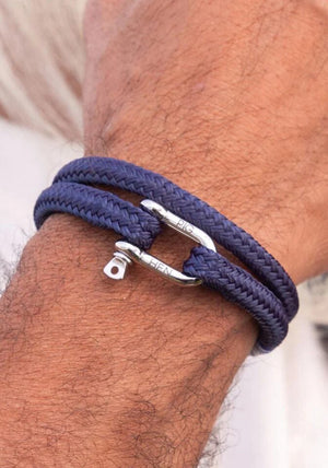 Pig & Hen Salty Steve Bracelet, Navy