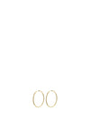 Pilgrim April Large Hoop Earrings, Gold