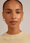 Pilgrim Harley Small Twirl Hoop Earrings, Gold Multi