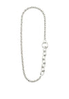 Pilgrim Learn Braided Necklace, Silver