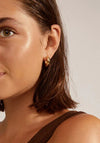 Pilgrim Learn Chunky Hoop Earrings, Gold