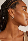 Pilgrim Learn Chunky Hoop Earrings, Silver