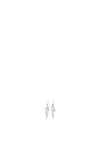 Pilgrim Learn Crystal Earrings, Silver