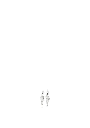 Pilgrim Learn Crystal Earrings, Silver