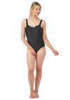 Oyster Bay Low Back Swimsuit, Black