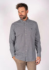 Pre End Classic Oxford Check Shirt, Classic Navy & White