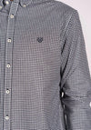 Pre End Classic Oxford Check Shirt, Classic Navy & White