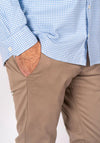 Pre End Classic Oxford Check Shirt, Light Blue & White