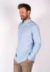 Pre End Classic Oxford Check Shirt, Light Blue & White