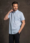 Pre End Frey Linen Shirt, Light Blue