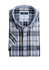 Pre End Rome Short Sleeve Shirt, Blue