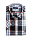 Pre End Rome Plaid Short Sleeve Shirt, Colony Blue