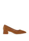 Zen Collection Pointed Toe Heeled Shoe, Camel