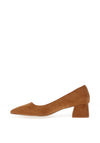 Zen Collection Pointed Toe Heeled Shoe, Camel