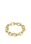 Pilgrim Reflect Cable Chain Recycled Bracelet, Gold