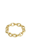 Pilgrim Reflect Cable Chain Recycled Bracelet, Gold