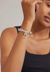 Pilgrim Reflect Cable Chain Recycled Bracelet, Silver