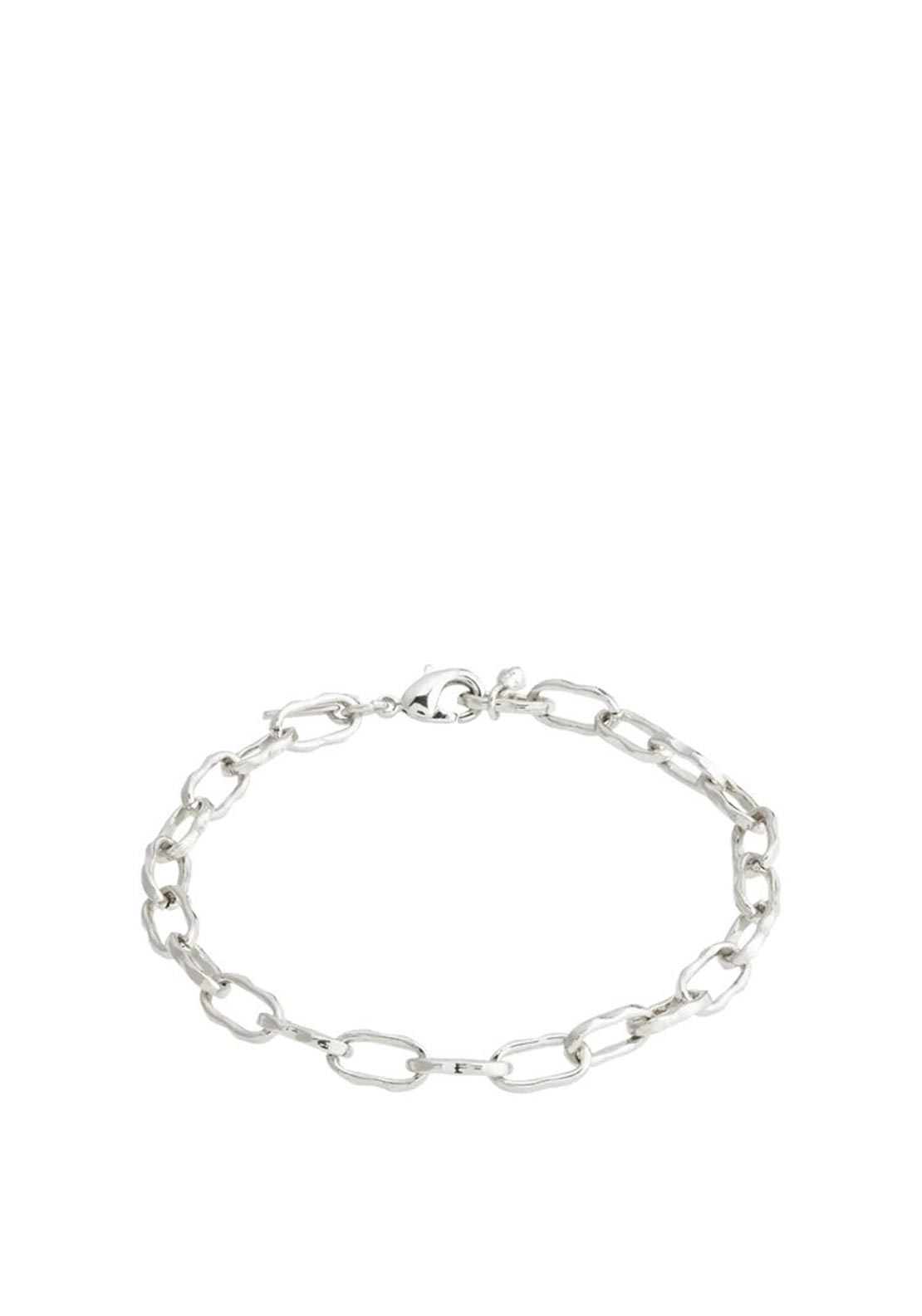 Pilgrim Pause Cable Chain Bracelet, Silver