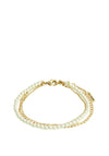 Pilgrim Baker 3 in 1 Set of Bracelets, Gold