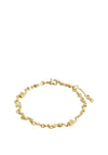 Pilgrim Hallie Shaped Crystal Bracelet, Gold