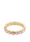 Pilgrim Callie Crystal Bracelet, Gold & Pink