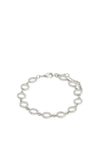 Pilgrim Rogue Crystal Halo Bracelet, Silver
