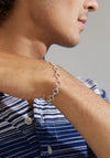Pilgrim Rogue Crystal Halo Bracelet, Silver
