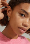 Pilgrim Be Crystal Hoop Earrings, Gold