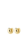 Pilgrim Anais Chunky Huggie Hoop Earrings, Gold