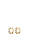 Pilgrim Create Glass Hoop Earrings, Gold
