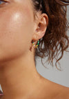 Pilgrim Pause Bead Hoop Earrings, Gold