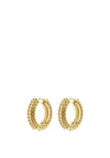 Pilgrim Anitta Bubble Hoop Earrings, Gold