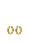 Pilgrim Anitta Bubble Hoop Earrings, Gold