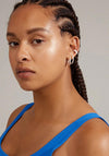 Pilgrim Xena Hoop & Cuff Set Earrings, Silver