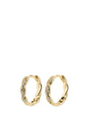 Pilgrim Ezo Twirl Crystal Earrings, Gold