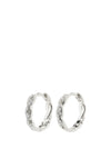 Pilgrim Ezo Twirl Crystal Earrings, Silver