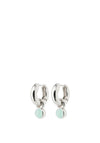 Pilgrim Evah Rosa Hoop Earrings, Silver