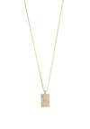 Pilgrim Be Crystal Pendant Necklace, Gold