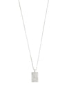 Pilgrim Be Crystal Pendant Necklace, Silver