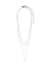 Pilgrim Baker 3 in 1 Chain Necklaces, Silver
