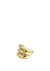 Pilgrim Reflect Recycled Statement Ring, Gold