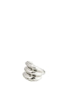 Pilgrim Reflect Recycled Statement Ring, Silver