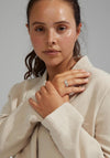 Pilgrim Create Displaced Crystal Ring, Silver