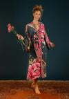 Powder Luxury Kimono Peony Design, Multi