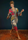 Powder Luxury Kimono Gown Winter Floral, Multi